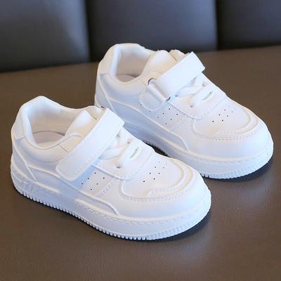 Kinder Kleine Weiße Schuhe 2025 Frühling und Herbst Jungen Sportschuhe Mädchen Casual Board Schuhe