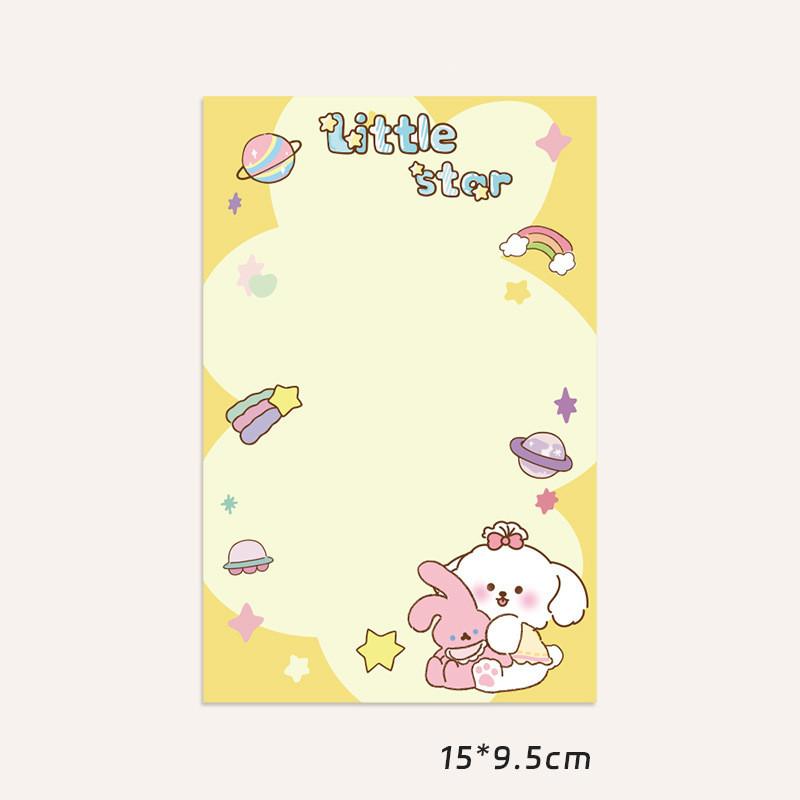 10 PIÈCES Kawaii Dessin Animé Été Chiot Carte Tête Carte Dos Sac OPP Mignon Kpop Star Carte Photo 3 Pouces Bricolage Décor Matériau d'Emballage