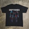 HOT! Deftones Minerva Skull T-Shirt Tops Tees Men's Women's, Unisex Black Cotton T-Shirt Tops Tees Men's Women's, Size S-4XL