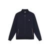 Solid Color Logo Knit Jacket Men Jackets Legendary-Blue F11M331501ANV
