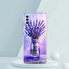 Husă Telefon Transparentă pentru Samsung Galaxy A16 A14 A12 A22 A24 A42 A02 A03S A06 A20 A30 A40 Capac Moale TPU Model Lavandă Capas