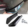 2pcs After Car Modification The Rear Lip Chassis Is Equipped with Anti-collision Carbon Fiber Black Exterior Accessories
