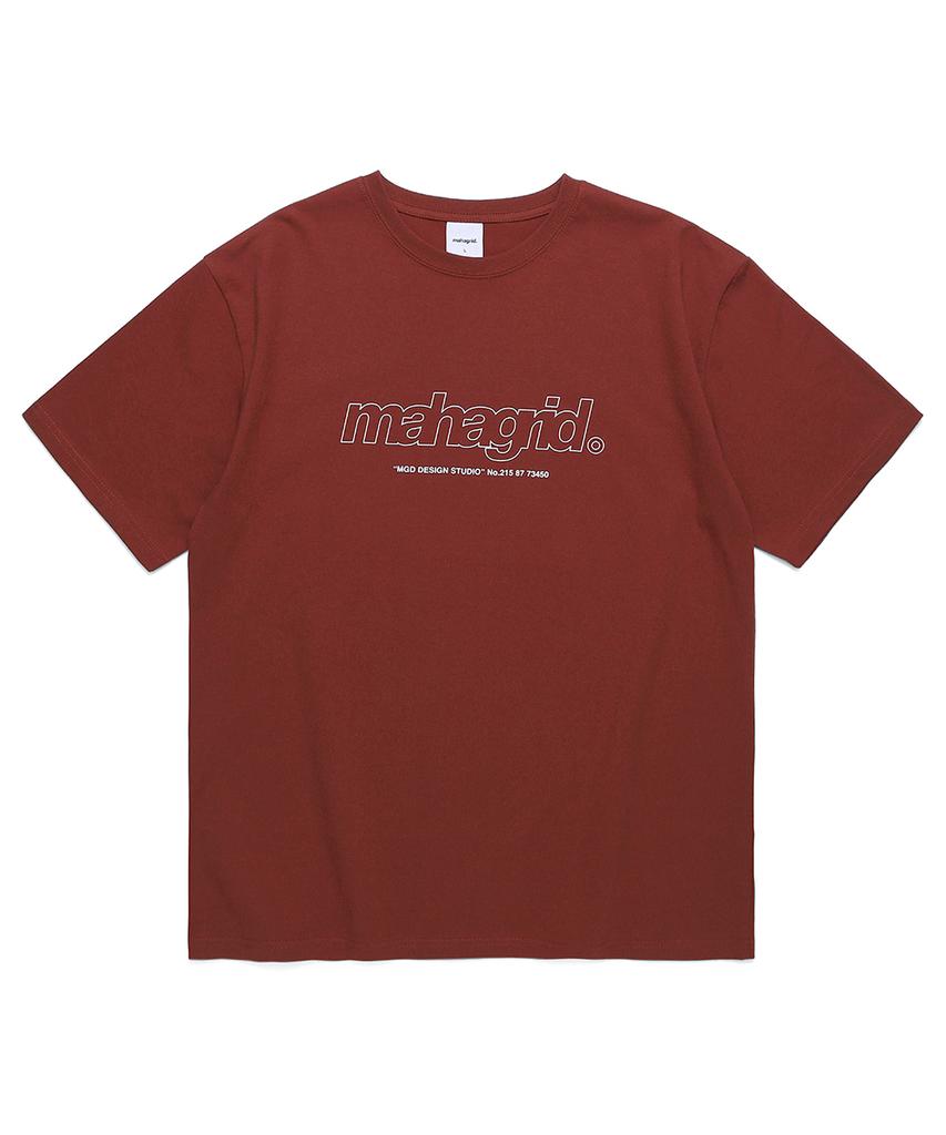 MAHAGRID Third Logo Tee Red(Mg2Cmmt508A)
