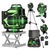 Nivelă laser mini verde cu 16 linii de înaltă precizie pentru perete și podea, Lumină puternică pentru exterior