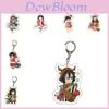 Breloc de Crăciun Demon Slayer elegant cu design Tanjirou Nezuko Zenitsu Giyuu