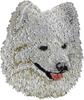 Deutscher Spitz - Dog-shaped Patch, Embroidered Patch, Unique Decoration for Art-Dog Backpack