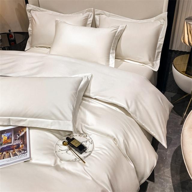 3pcs Set Luxury Bedding Set 100% Egyptian Cotton Duvet Cover Set Single Double Queen King Bed Cover Soft Quilt Cover Pillowcase
