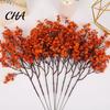 Weatherproof Silk Flowers for Outdoors Artificial Fall Indoor Outdoor Decor, Autumn Floral Decorative Season Arrangements with Flexible Stems