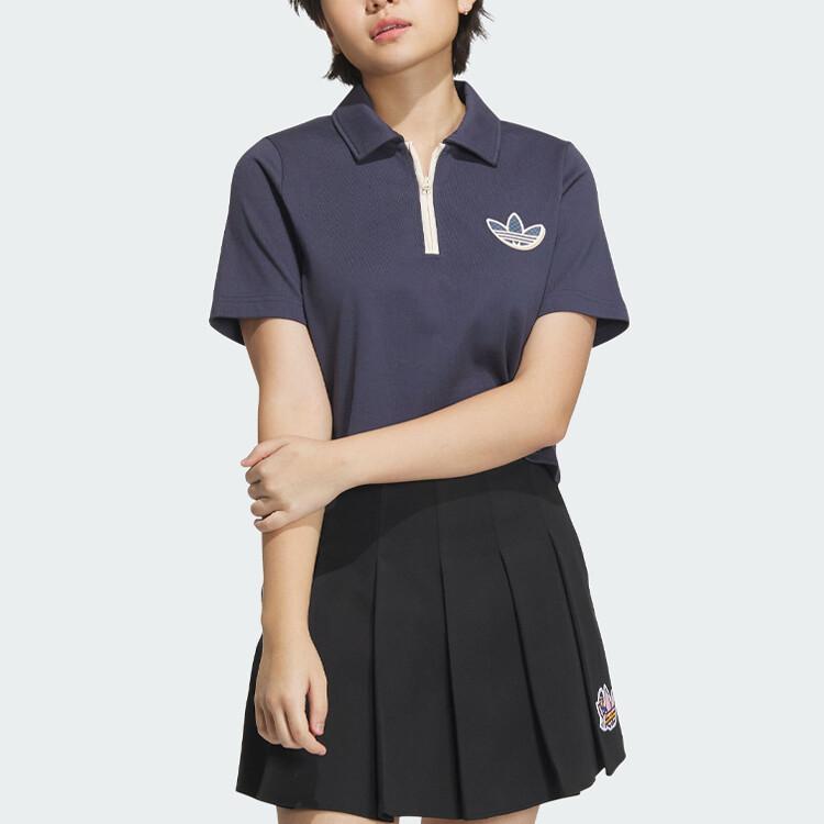 adidas Originals Polo Shirt Women's Dark Navy Blue IN1035