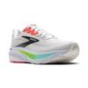 Ghost 17 Running Shoes, High Cushion, Men's, BRM 4423 4424 4425, White/Green, 25.5 Cm D