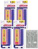 DentalPro Interdental Size 0 15 Brushes X 4 Packs 2 Floss Picks Brushes, I-shaped, (SSSS), + Included.