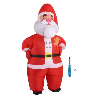 Inflatable Christmas Costume Funny Blow Up Christmas Party Doll Suit for 150?190cm Adult Cosplay