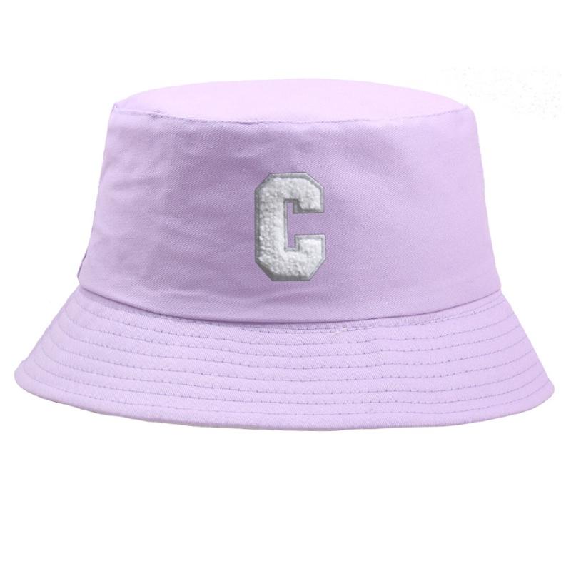 Summer Sun Protection With The Letter C Bucket Hat
