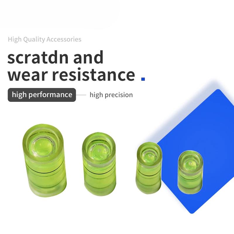 High Precision Mini Bubble Level with Mounting Holes Centering Rod Carbon Fiber Rod Level Accessories