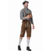Herren Bieranzug Overall Anzug, Deutscher Bieranzug Partyanzug, kariertes Hemd