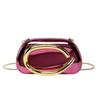 Acrylic Clutch Bag Women Hard Shell Mini Evening Purse With Metal Chain Strap Urban Chic Square Design