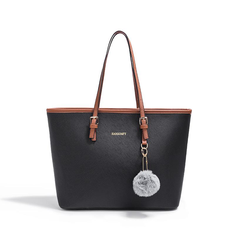 2025 Herfst/Winter Dames Gekartelde Grote Handtas - Europese & Amerikaanse Mode, Schouder/Crossbody
