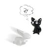 TROIKA (Troika) Schwarze Katze Schlüsselanhänger Felix KR16-22/BK Schwarze Katze Schlüsselanhänger Zubehör Anhänger