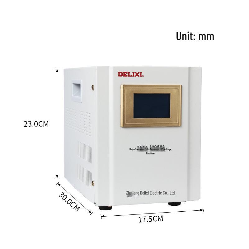 Delixi 220V 2000W Automatic Voltage Stabilizer for AC, Computer, TV, Refrigerator (TND3-2KW)