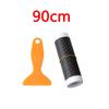 90/104cm Car Rear Bumper Sticker Carbon Fiber Protective Pad Anti-Scratch Cover Car Edge Board Scuffproof Decal Strip