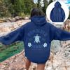 Felpe per ragazze adolescenti, a maniche lunghe, con stampa di lettere, casual, con cappuccio grafico, con coulisse, con cappuccio oversize carino