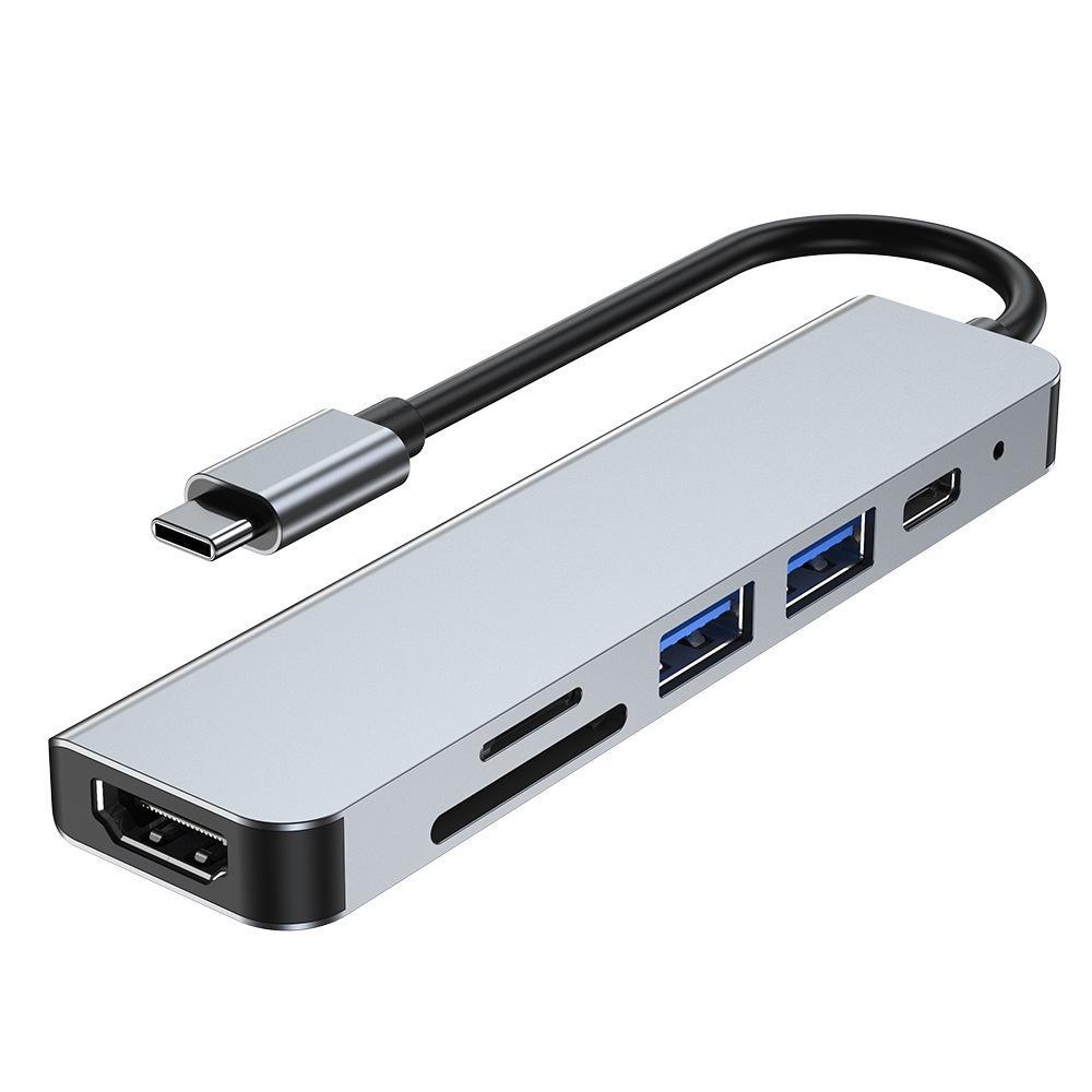 Type-C 5-in-1 Multi-Function USB-C Hub with HDMI 4K for Phones & Laptops