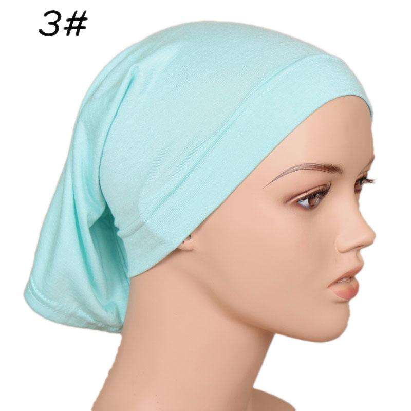 Muslimischer Unterturban Hijab Ninja Innenmütze Damen Chemo-Mütze Haarausfall-Abdeckung Beanie Mütze Kopfbedeckung Dehnbarer Kopfschal Tuch