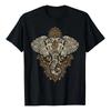 T-shirt Cadeau Éléphant Psychedelic Goa Del Psytrance Fe