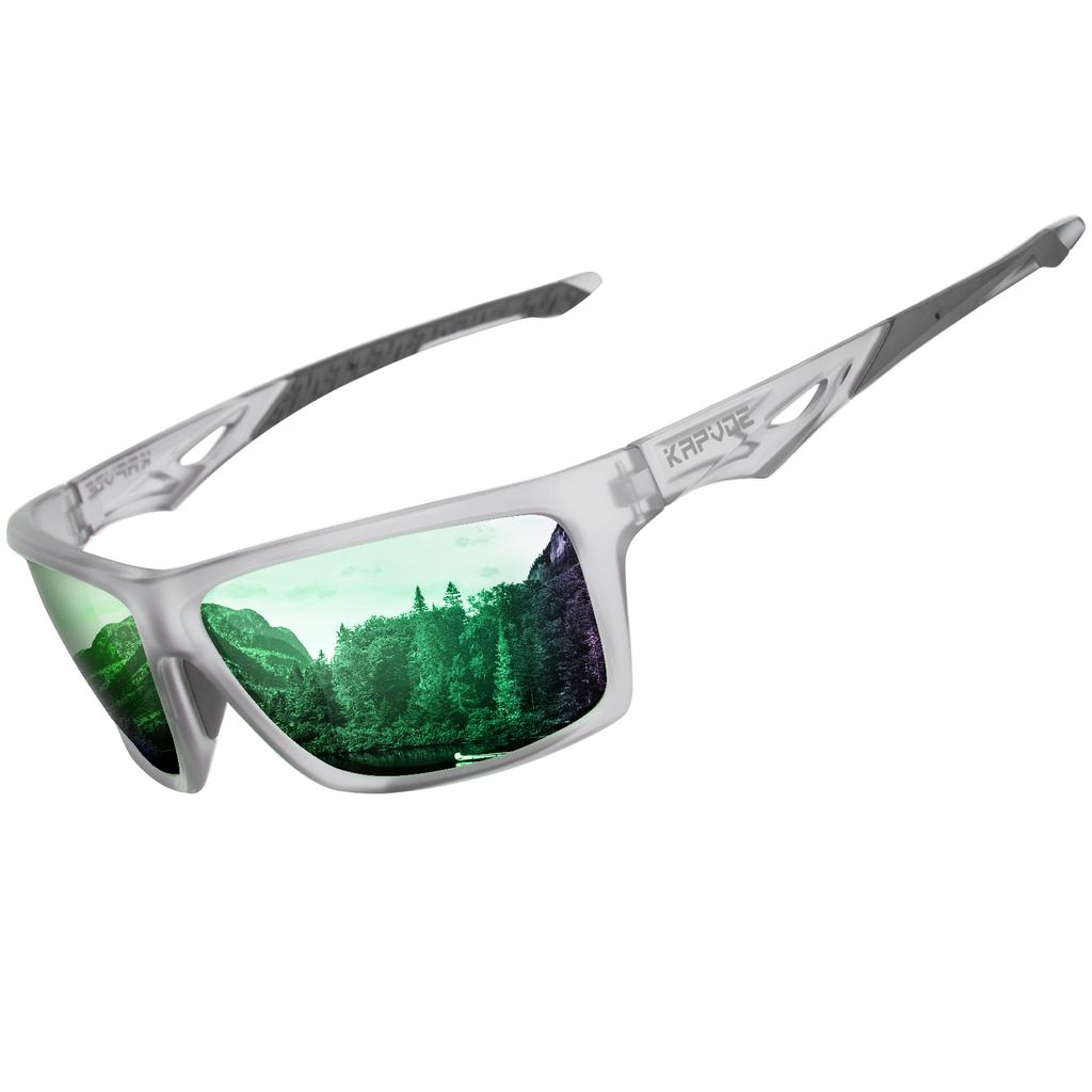 Kapvoe Polarized Sunglasses Fashion Outdoor Sports Uv400 Glasses Camping Fishing Goggles Hiking Running Glasses for Men Cycl