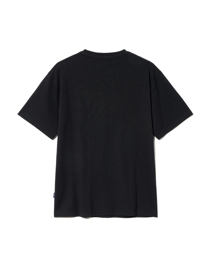 YALE Two-Tone Arch Short Sleeve T-Shirt_Blue