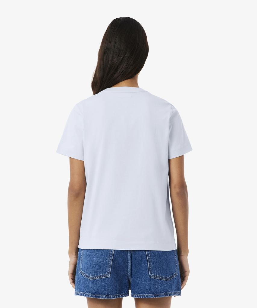 LACOSTE Women'S Soft Branding Short Sleeve T-Shirt Tf5058-56G J2G