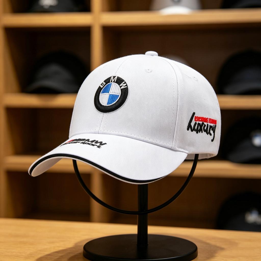 Voor BMW Motorsport Embleem Buiten Zomer Sport Hoed Borduurwerk Baseballpet Lente Herfst Buiten Zonbescherming Hoed interieur sticker
