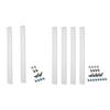 Stable Metal Drawer Support Brackets Repair Set Fixes Drooping Wooden Furniture Bases In Minutes