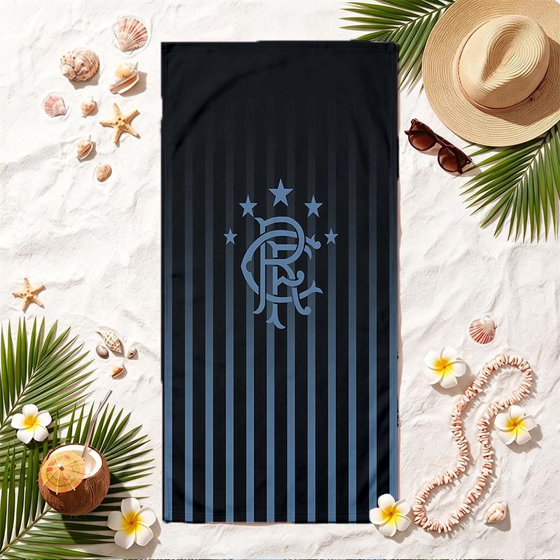 Rangers Fc Soft Beach Towel Stylish Beach Pool Towel for Summer Seaside Vacation Travel