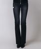 Bellie (W) True Flare Denim Pants - Black