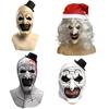 Maschera da clown terrificante per adulti Maschera da clown spaventosa Maschera da clown per Halloween Cosplay Costume a testa intera Accessori