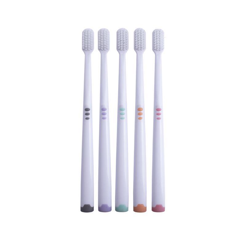 Premium Soft Bristle Toothbrush with Small Head & Non-Slip Handle, Individually Packaged for Daily Use