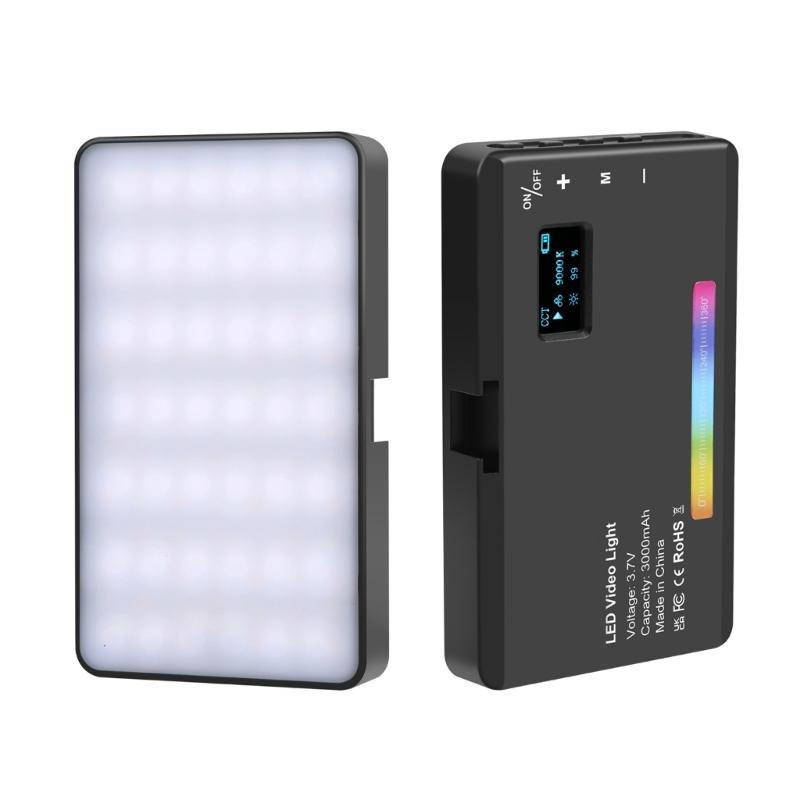 Handheld Camera Light Rechargeable USB C Powered Mini Photography Lighting For Video Photoshoots Live Broadcast