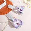 Fashion New Luxury Women's Slippers Summer Flower Decoration Trendy Versatile Casual Sandals Flat Bottom Square Head Outdoor Slippers