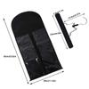 60cm Hair Extension Storage Bag Dustproof Visible Fabric Non Woven Wig Bag Display Hair With Hanger Wig Packing Bags Ponytail