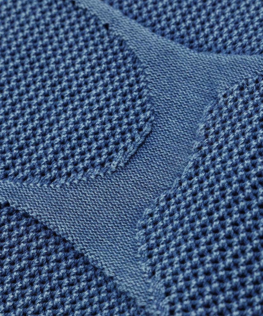 CRITIC Wormhole Logo Natural Dyeing Mesh Knit Blue