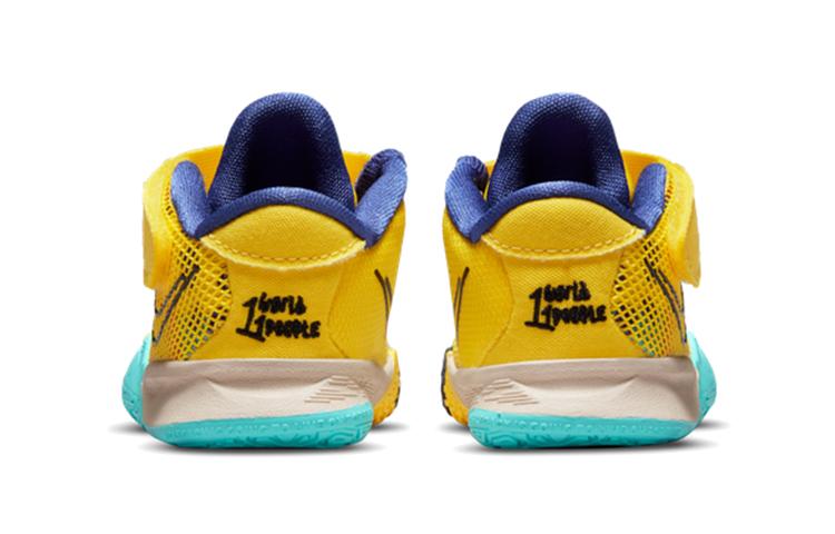 Nike Kyrie 7 1 World 1 People Mid Top Toddler Shoes Lemon Infant And Toddler CT4980-700