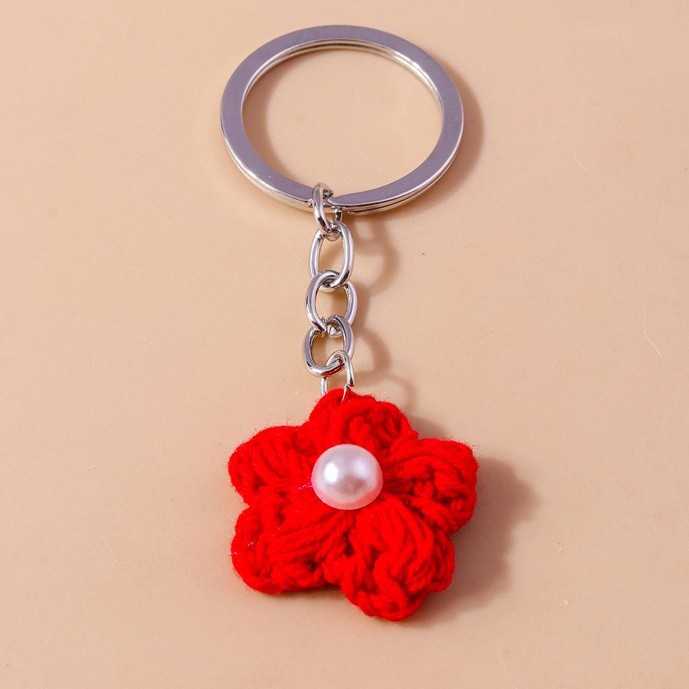Lovely Handmade Bee Keychain Animal Key Ring Pendants for Women Girls Handbag Decor DIY Kid's Jewelry Gifts