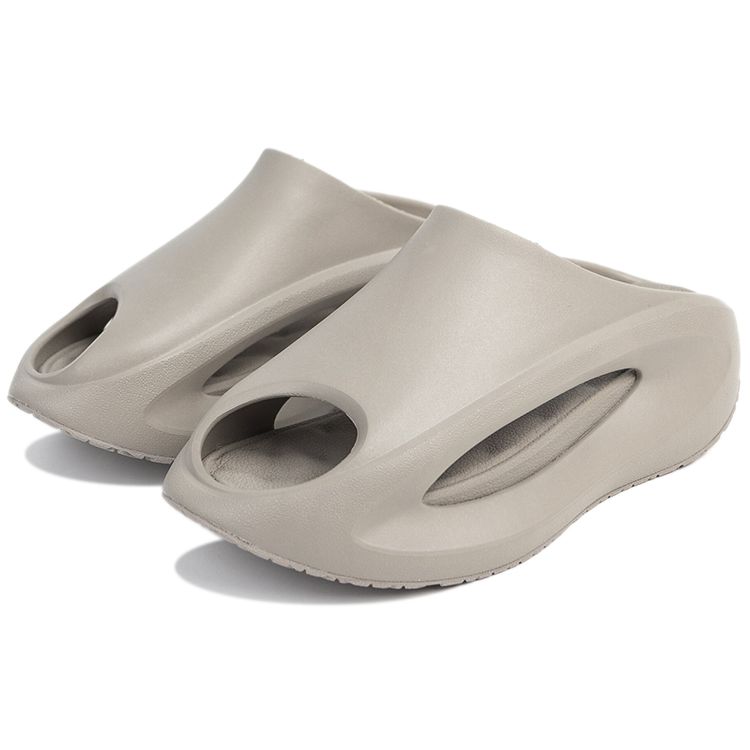 Sandale Plate Li Ning Cloud Travel Slay Confortabile Versatile Silențioase Rezistente la Uzură Încălțăminte Bărbați Culoare Gri Cașmir AZSS009-9