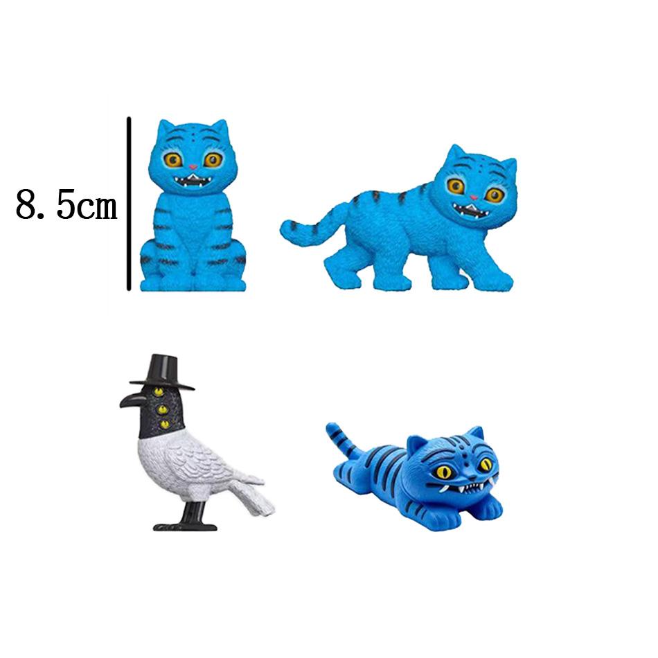 7 st Kpop Demon Hunters Actionfigurer Set Derpy Tiger Rumi Mira Zoey Sussy Dockor Samlarfigurer för Fans Födelsedag