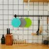 4 PCS Silicone Trivet Mats Heat Resistant Non-Slip Hot Pads for Kitchen | Multi-Functional Pan Protectors (Grey | Orange | Green | N Blue)
