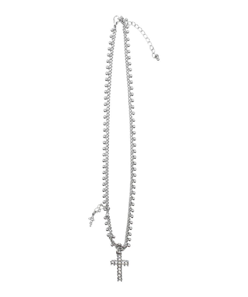 Miae Dot Cross Necklace