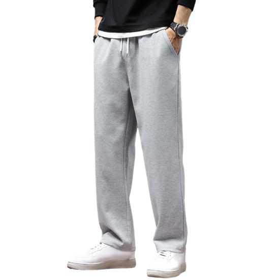 Men's Spring and Fall Casual Loose Pants Student Straight Drape Sweatpants