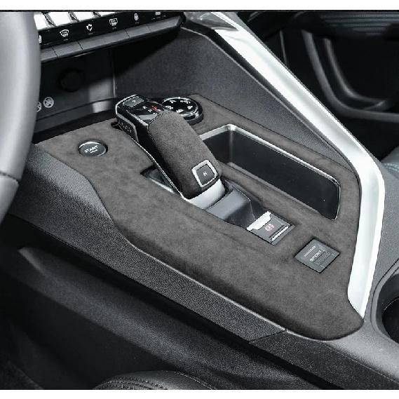 For Peugeot 4008 5008 2017-2023 Alcantara Suede Car Central Gear Knob Cover Shifter Panel Window Lift Frame Interior Accessories