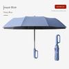 Automatic Ring-Lock Umbrella, Enlarged, Windproof, Reinforced, Thickened, Rainstorm-Specific, Dual-Use for Sun and Rain, Sunshade, Reverse Folding